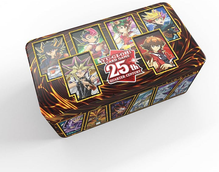 Yu-Gi-Oh! TRADING CARD GAME Tin of Dueling Heroes 25th Anniversary – Case (12 Stück) – Deutsche Ausg