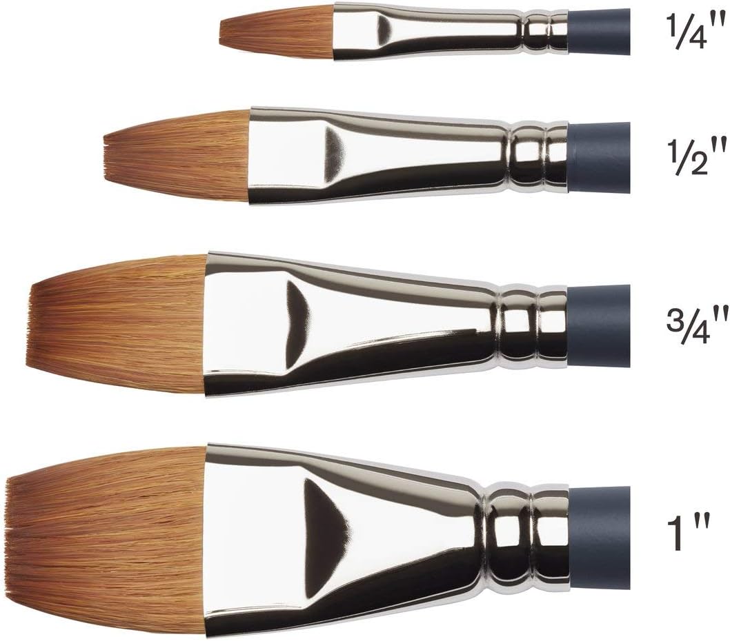Winsor & Newton 5011625 Professional Aquarellpinsel, Malpinsel für Aquarellfarben mit synthetischen