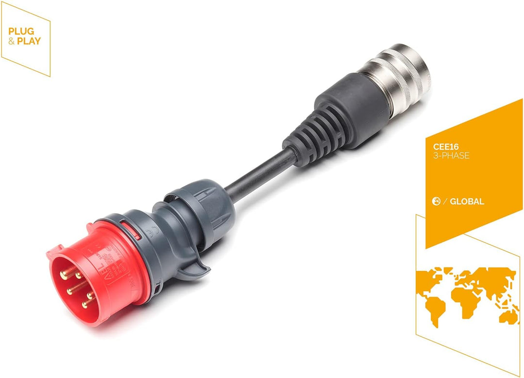 Juice Connector, CEE16 Rot Ladekabel Elektroauto Elektrofahrzeuge Adapter, Adapter Ladelösung mit Au