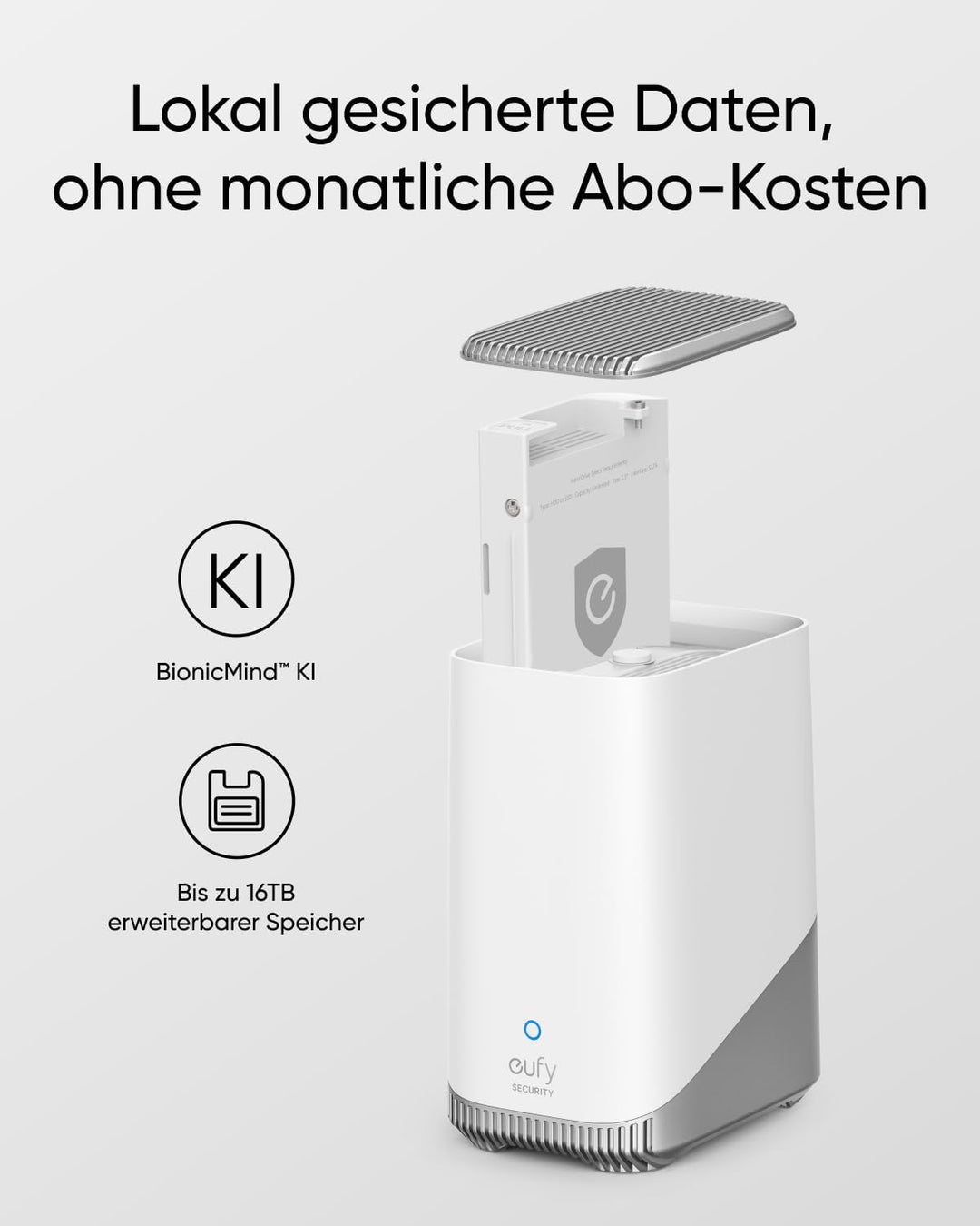eufyCam S3 Pro Add-on, 4K Kabellose Solar-Überwachungskamera Aussen, MaxColor Nachtsicht, Forever Po