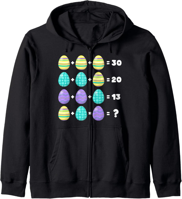 Ostern Mathelehrer, Mathematischer Rebus, Ostereier Kapuzenjacke