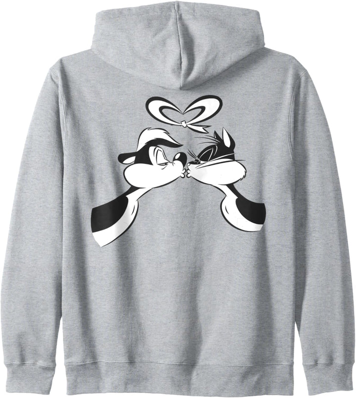 Looney Tunes Pepe Le Pew Valentinstagskuss Kapuzenjacke