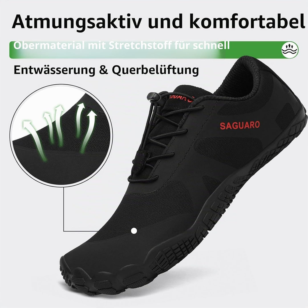 SAGUARO Herren Damen Barfussschuhe Wanderschuhe Traillaufschuhe Minimalistische Outdoor Wassersports