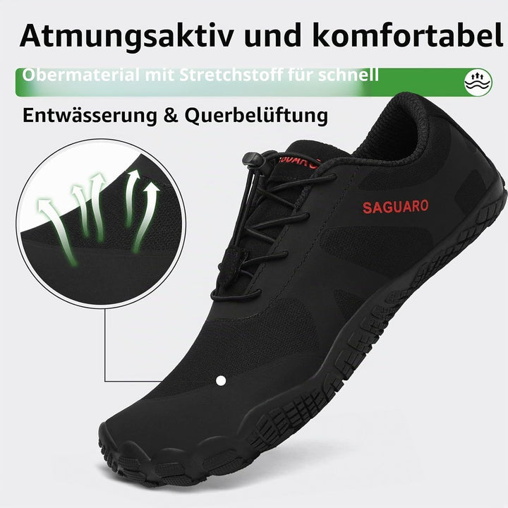 SAGUARO Herren Damen Barfussschuhe Wanderschuhe Traillaufschuhe Minimalistische Outdoor Wassersports