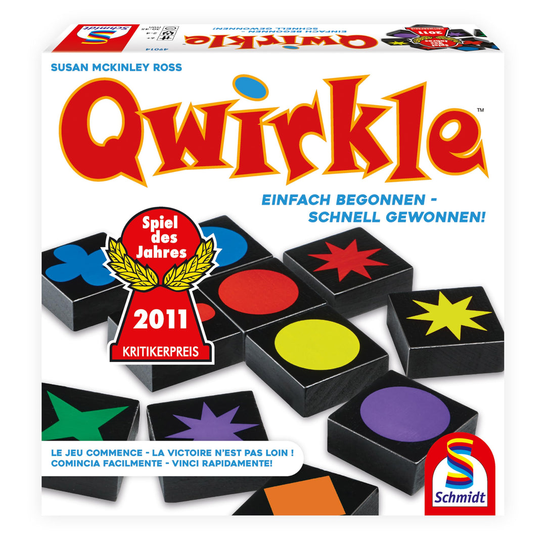 Schmidt Spiele 49014 Qwirkle, Spiel des Jahres 2011, Familienspiel