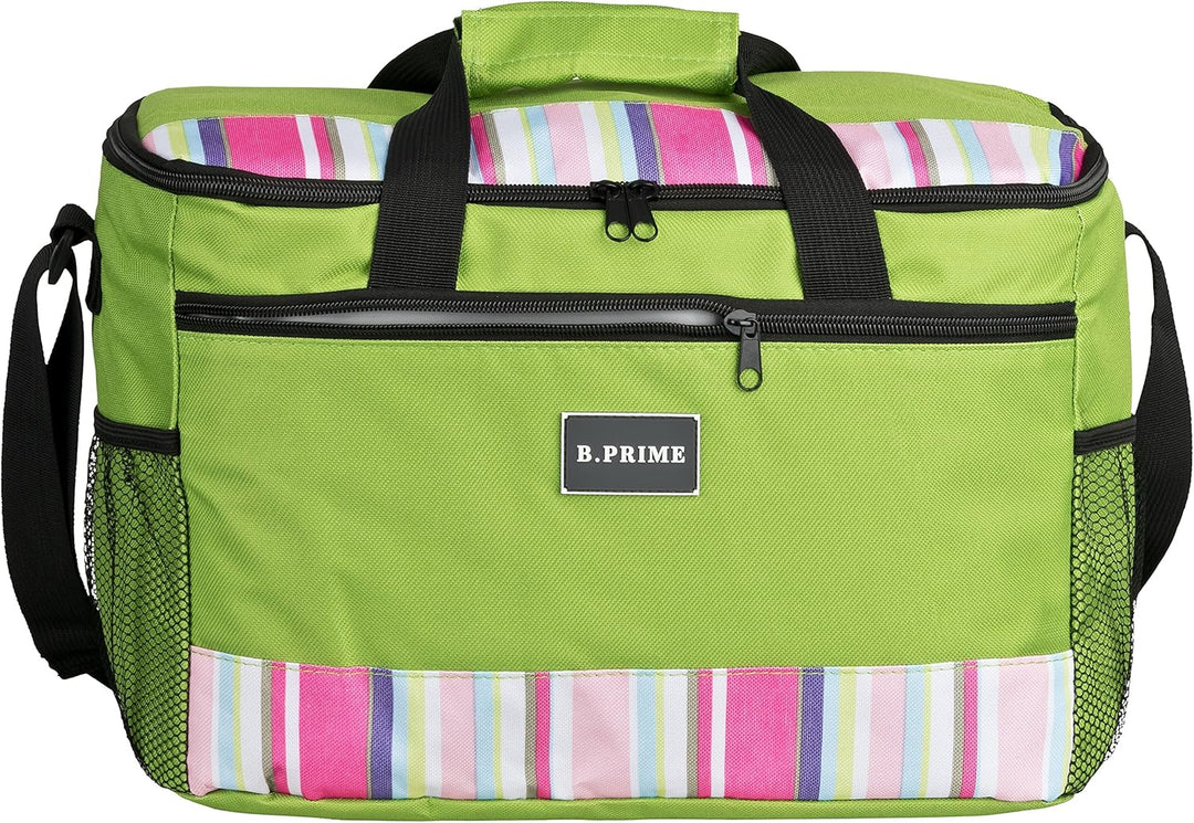 B.PRIME 20L Kühltasche Classic I 36x26x22cm I Isoliertasche I Lunch-Tasche I Kühlbox I Picknick-Tasc