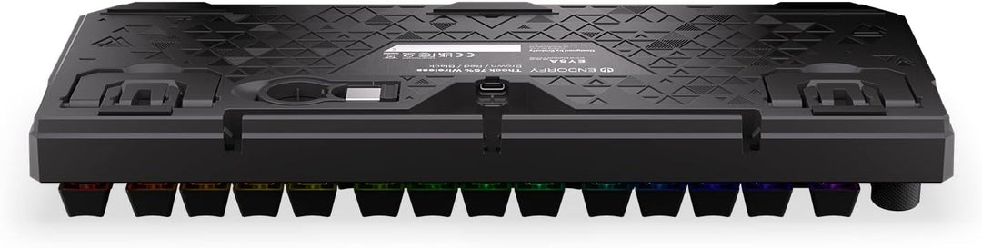 ENDORFY Thock 75% Wireless Black, 75% kabellose mechanische Tastatur, QWERTY, Kailh Box Black-Schalt
