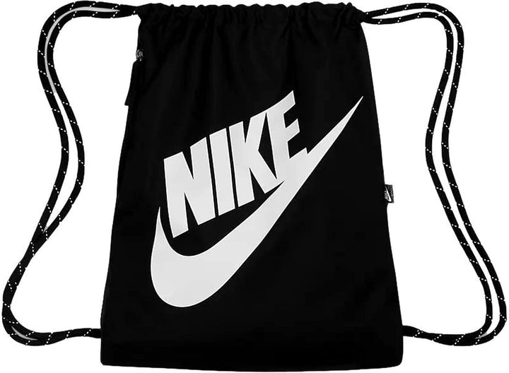 Nike Unisex-Erwachsene NK Heritage GMSK Turnbeutel, rot Black/Black/White, Black/Black/White