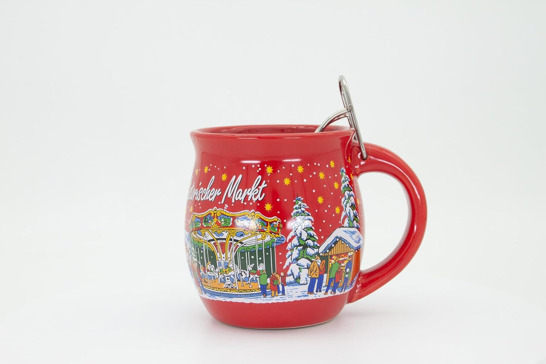 1er-Set, mit Rum, Rot/Historischer Markt - für Feuerzangenbowle Rot / Historischer Markt, Rot / Hist