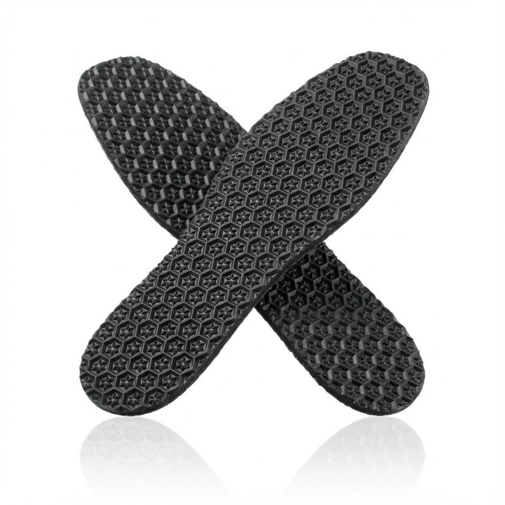 Langlauf Schuhreparatur Zellkautschuk Langsohle Sohle Black Star Extradick 6mm, 36/48, Schwarz