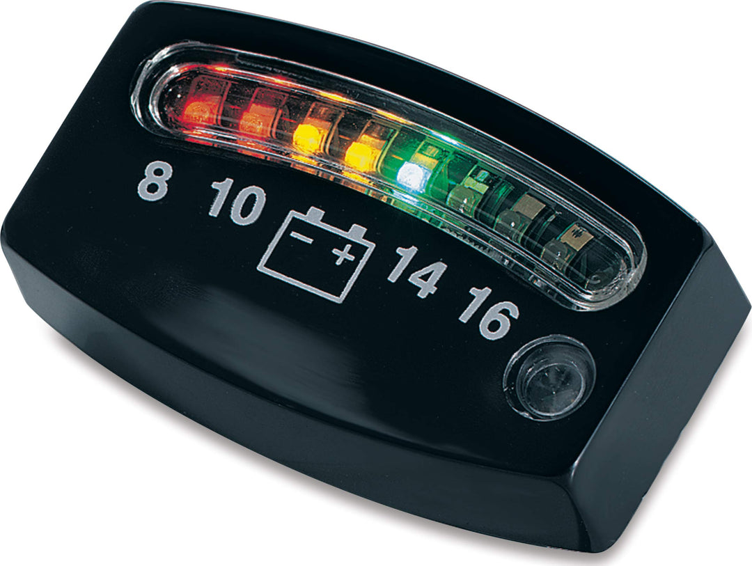Kuryakyn 4218 Motorrad Akzentbeleuchtung Zubehör: LED Batterieanzeige Anzeige, Universal Fit für 12V