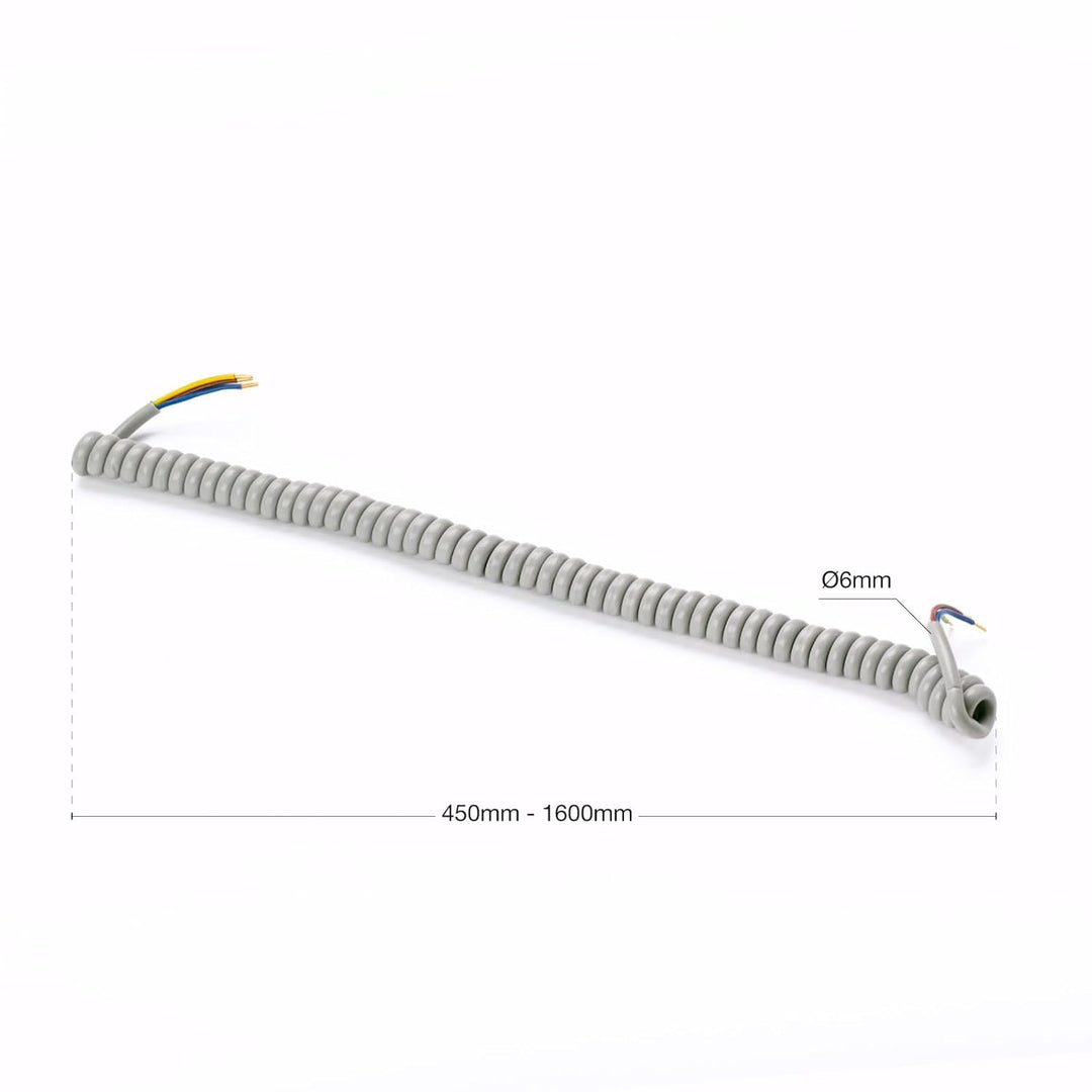 ORION LIGHTSTYLE Spiralkabel 3 adrig Spiralleitung Spiral Verlängerung Elektrokabel Leuchtenkabel La