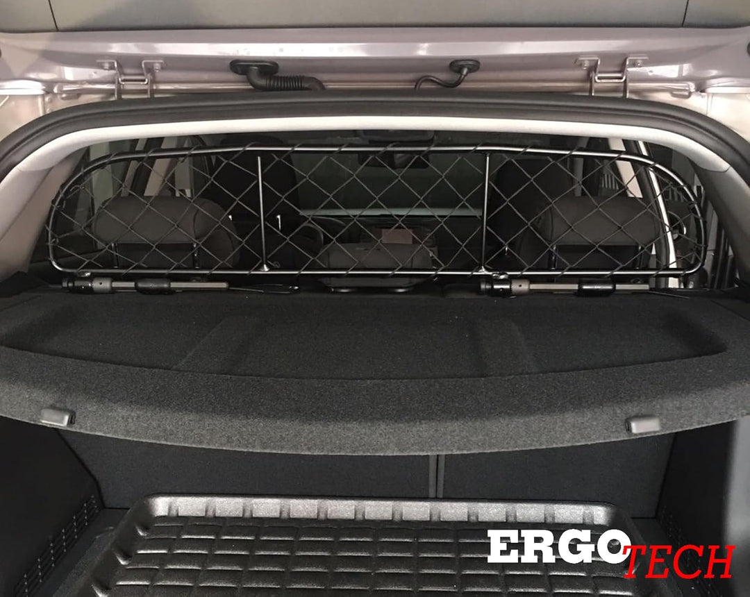 ERGOTECH Trennnetz Trenngitter für Hyundai Kona (2017-2023) RDA65-XXS8, für Hunde und Gepäck
