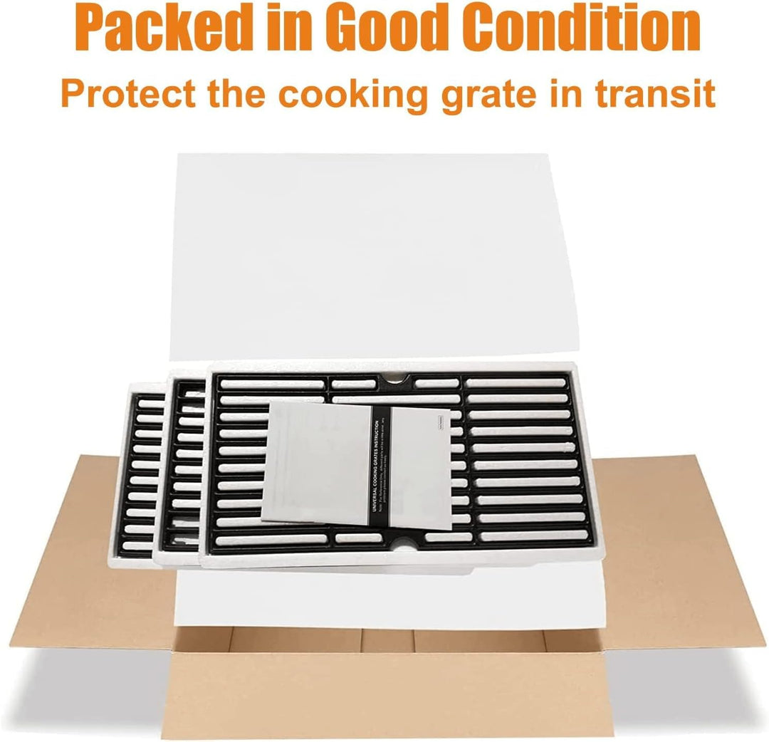 GFTIME Gusseisen Grillrost 43 x 63cm für Enders Boston Pro 3, Enders Monroe Pro 3, Charbroil, Barbec
