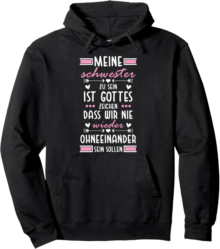 Beste Schwester Spruch Geburtstag Niewieder Ohneeinander Pullover Hoodie