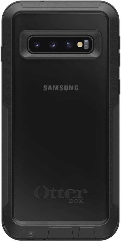 OtterBox Pursuit Series Schutzhülle für Galaxy S10, Transparent / Schwarz durchsichtig / schwarz, du