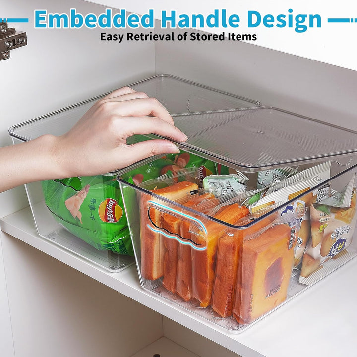Kühlschrank Organizer, Aufbewahrung Kühlschrank, Stapelbar Küchen Organizer für den Einsatz in Kühls