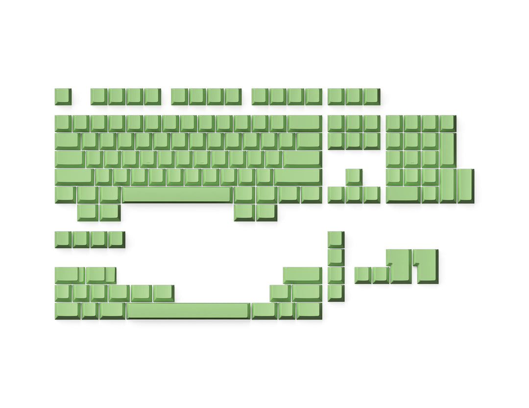 Ranked Leeres Premium-Tastenkappen-Set | 1,4 mm Dickes PBT | Cherry-Profil für Mechanische Tastatur