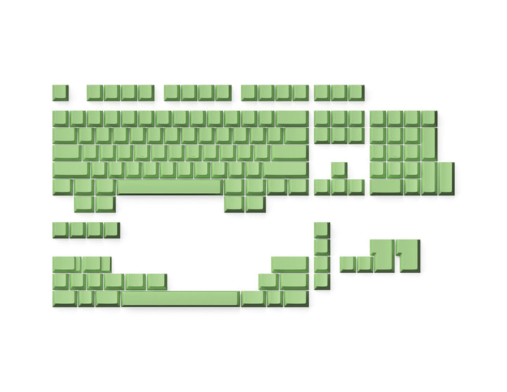 Ranked Leeres Premium-Tastenkappen-Set | 1,4 mm Dickes PBT | Cherry-Profil für Mechanische Tastatur