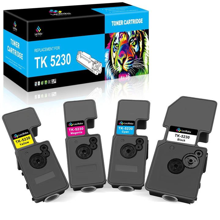 LeciRoba TK-5230 für Kyocera TK5230 TK-5220 Toner für Kyocera Ecosys P5021cdw Kyocera Ecosys P5021cd