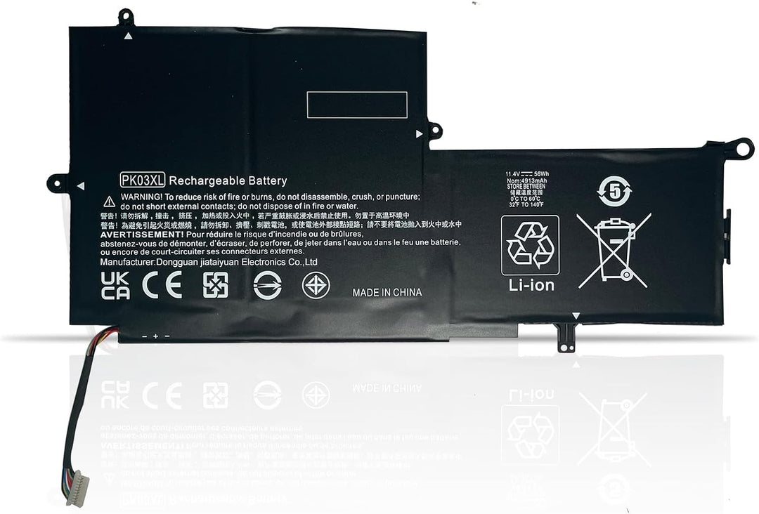 PK03XL HSTNN-DB6S TPN-Q157 789116-005 788237-2C1 Laptop Batterie Ersatz für HP Spectre Pro X360 G1 G
