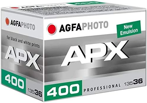 AgfaPhoto APX 400 Schwarz & 35 mm 36exp Folie Weiss , 3 Stück