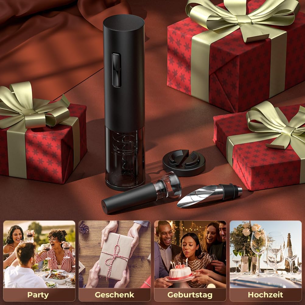 GHB Electric Bottle Opener Nero USB, Nero USB