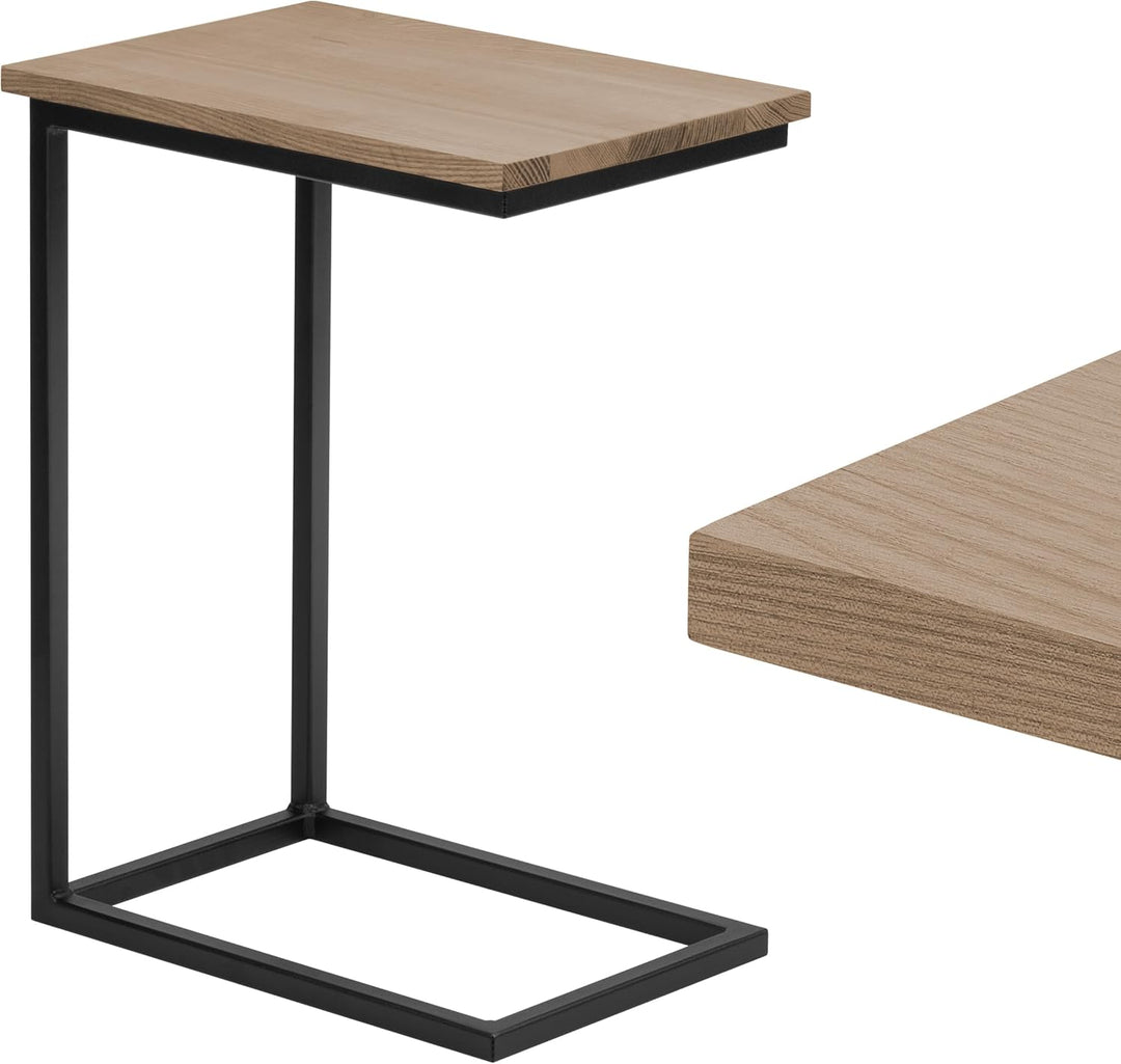 LAMO Manufaktur Beistelltisch | Laptoptisch | Sofatisch | mobiler Kaffeetisch | Nachttisch | 45x30x6