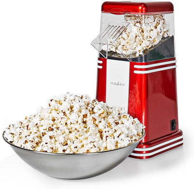 Popcorngerät - 1200 W - 2-4 min - Red/Weiss