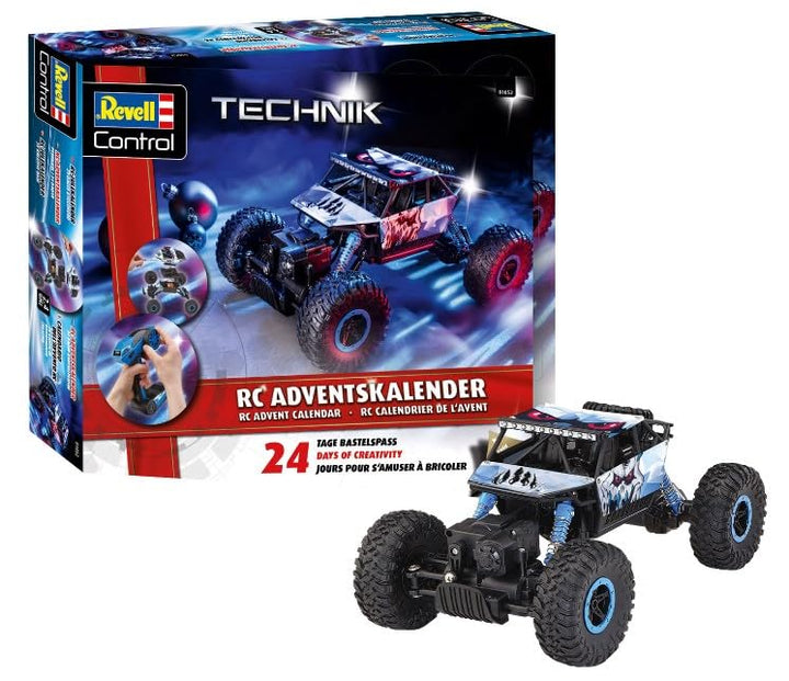 Revell Adventskalender RC Crawler I Ferngesteuertes Adventskalender für Bastler I Adventskalender fü