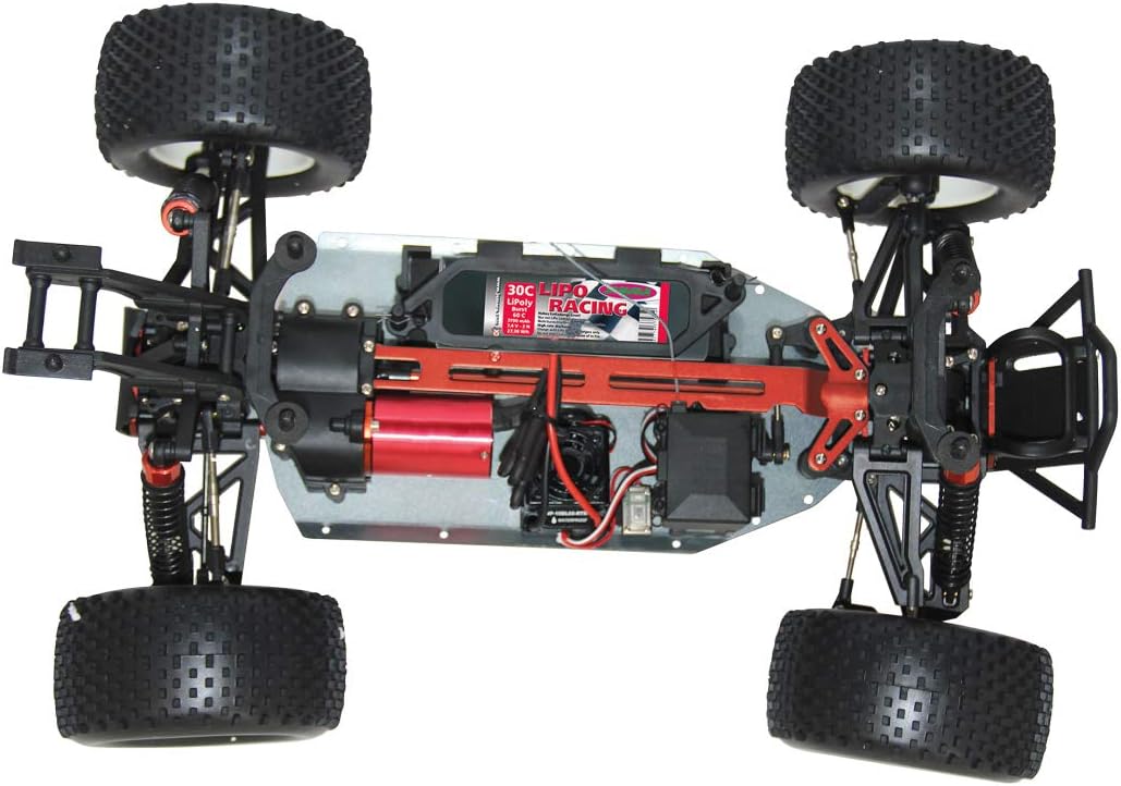 JAMARA 059740 Brecter Truggy 1:10 BL 4WD Lipo 2,4GHz LED-Brushless Motor 3200KV, Regler 60 A, Wheely