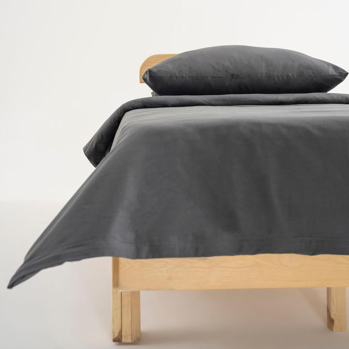 %100 Baumwolle Bettwäsche Set / 1 Hochwertige Atmungsaktive Renforce Bettbezug 135 x 200 cm + 1 Kopf