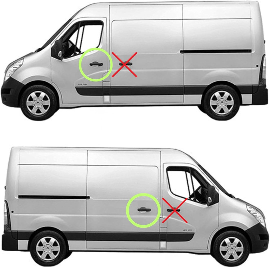 Twowinds Rechter Türgriff + kompletter Mechanismus 806070377R Master III Movano B NV400