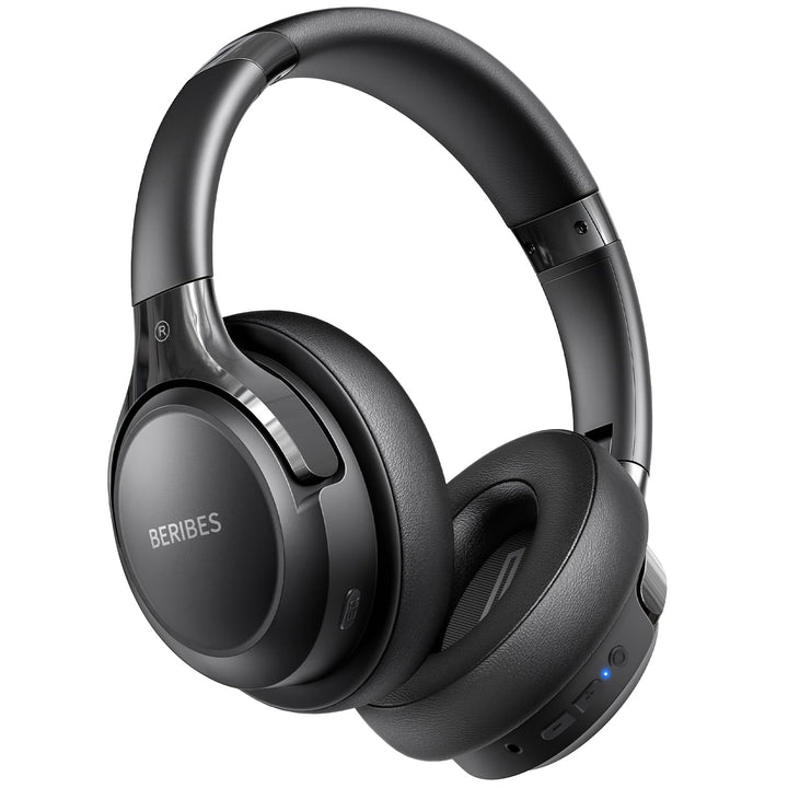 BERIBES Bluetooth Kopfhörer Over Ear, 65 Std Kopfhörer Kabellos Bluetooth mit 6 EQ-Modi, HiFi Stereo