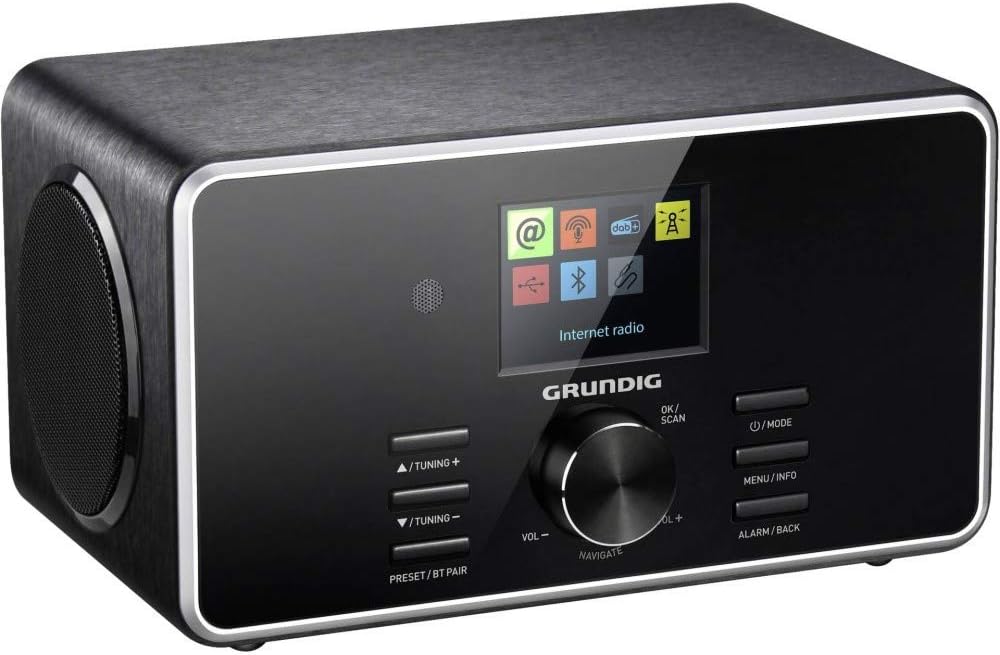 GRUNDIG GIR1120 DTR 5000 X Black, schwarz Schwarz Stereo 2.0 / All-in-one Single, Schwarz Stereo 2.0
