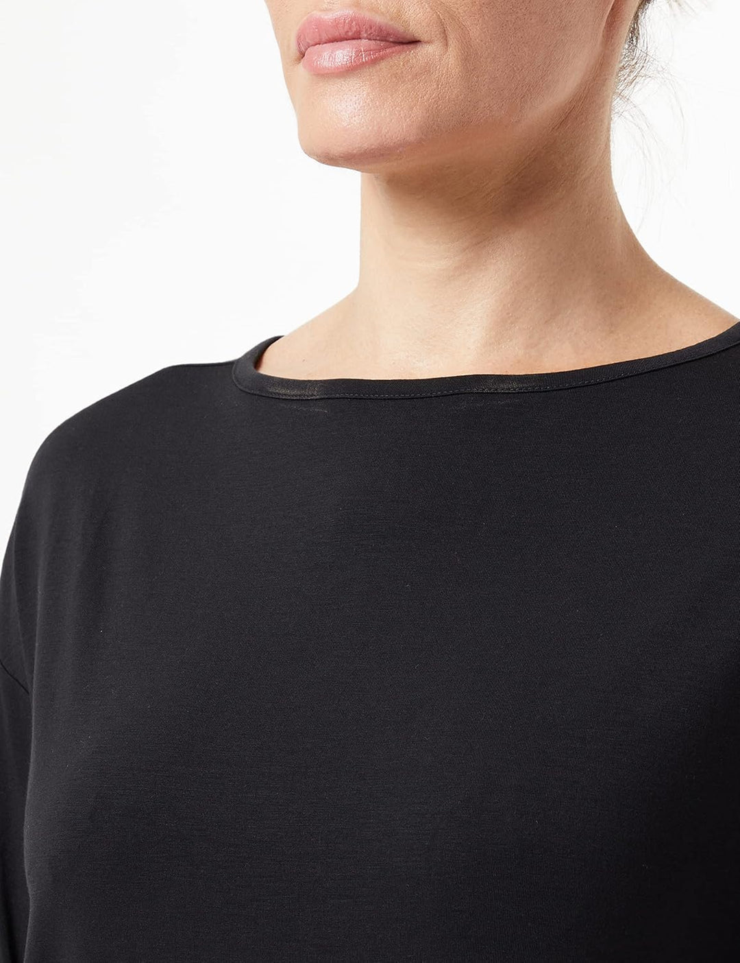 Champion Damen C-Sport Yoga L-s T-Shirt XS Schwarz, XS Schwarz