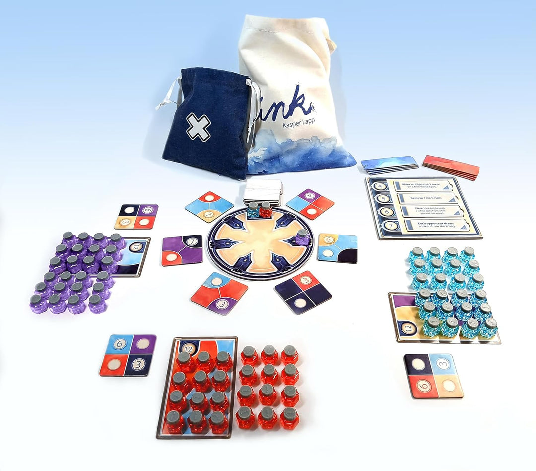 Asmodee, Ink, Final Score Games, Strategisches und künstlerisches Familienspiel, 1 bis 4 Spieler, ab