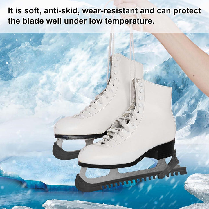 Schlittschuhschützer, Hockeyschuhe Schlittschuhkufenabdeckungen, verstellbare Schnallen Schlittschuh