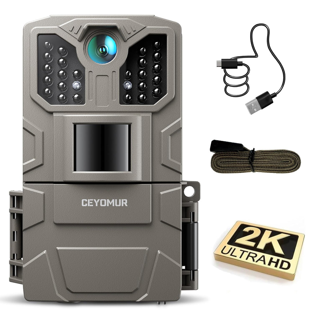 CEYOMUR Wildkamera 20MP 1080P, 850nm IR LEDs Wildkamera mit Bewegungsmelder Nachtsicht, Wildtierkame