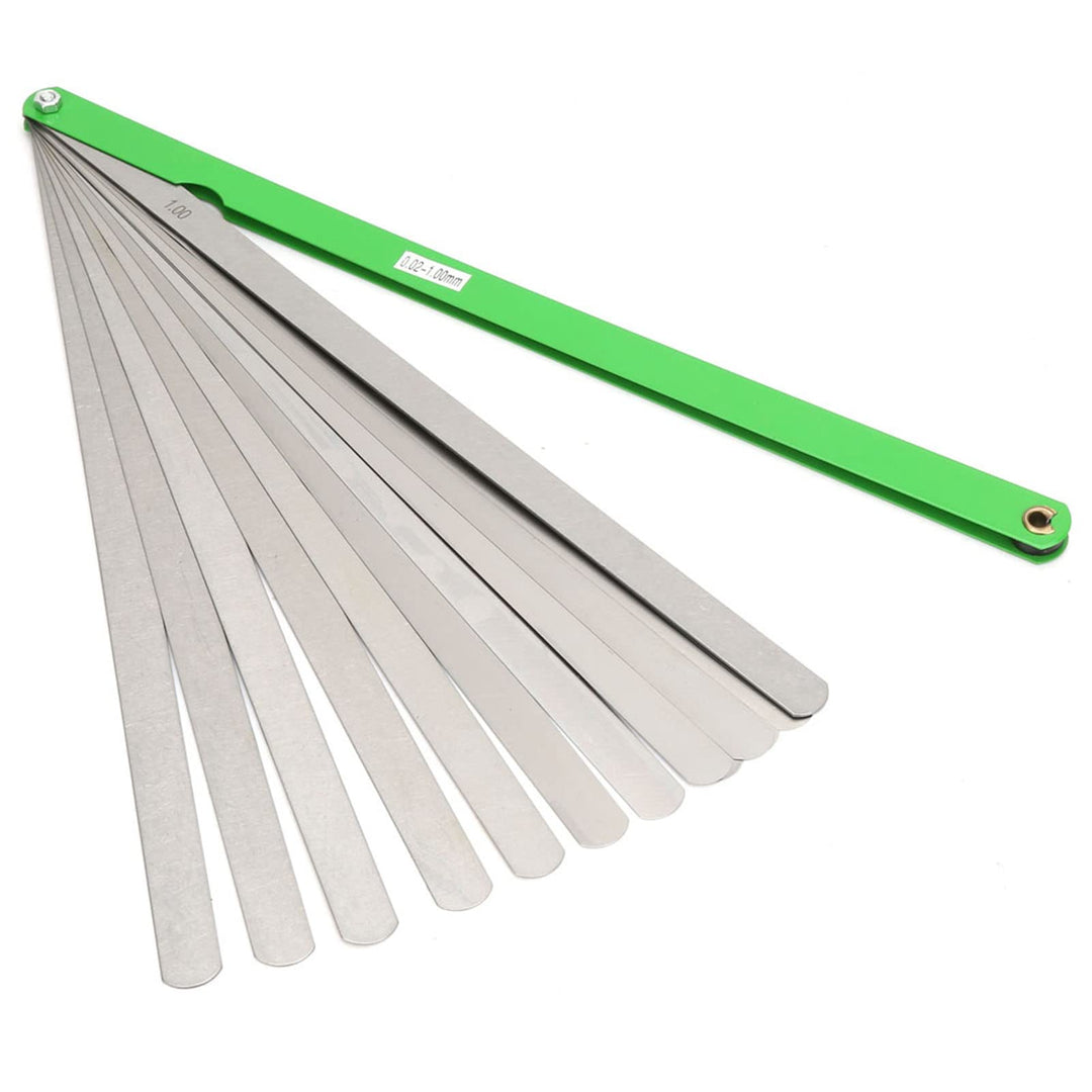 Gap Fühlerlehre Fülllehre, 300 Mm Fülllehre 17 Stück Metrisch 0,02-1 Mm Dicke Edelstahl Messwerkzeug