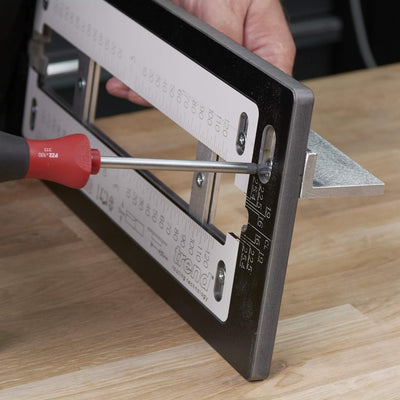 Trend Lock Jig für Einsteckschlösser und Riegel, für Stulpschilder von 30 - 250 mm Länge, LOCK/JIG/B