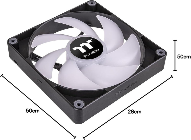 Thermaltake CT140 ARGB Sync PC Cooling Fan | 2 Pack, Schwarz