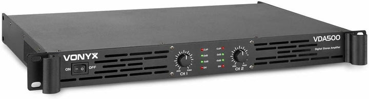 Verstärker - Vonyx VDA500 Class-D-Stereo-Verstärker 500 Watt (2x 250 Watt) - Schwarz