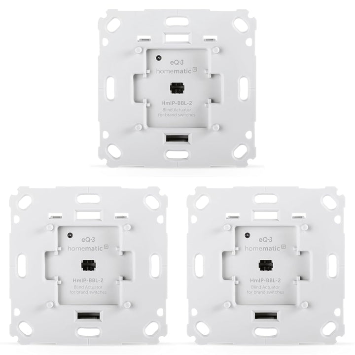Homematic IP Smart Home Jalousieaktor für Markenschalter, digitale Steuerung von 1 Jalousie oder Raf