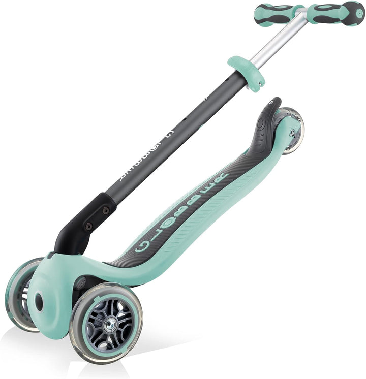 Globber Unisex Jugend Go•up Deluxe – Skalierbarer Tretroller mit 3 Rädern und Sitz für Kinder Von 15