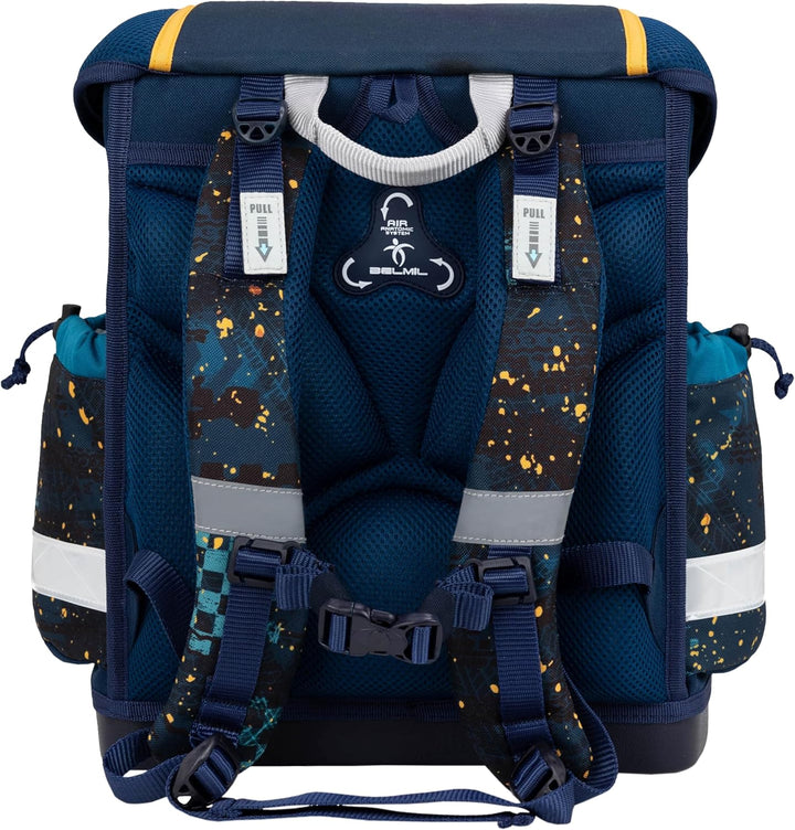 Belmil Classy Schulranzen Set 4 - teilig (403-13/AG/S) Tractron, Tractron