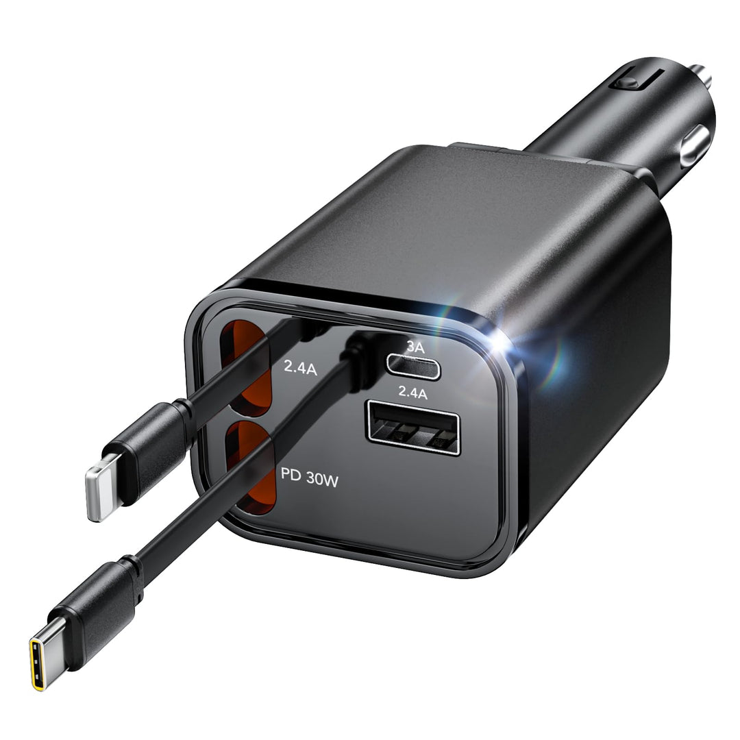 Aimtel 4 in 1 Zigarettenanzünder USB C 69W Auto Ladegerät, Kfz Ladegerät für Camping Wohnmobil Ladeg