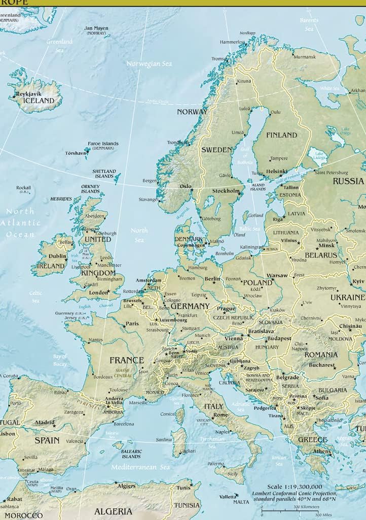 Lais Puzzle Landkarte Europa 1000 Teile