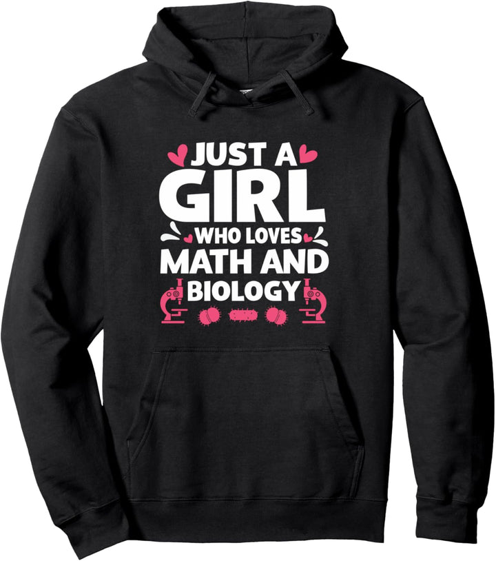 Just Girl Love Math Biologie Mathematik Wissenschaft Geek Mathematik Pullover Hoodie