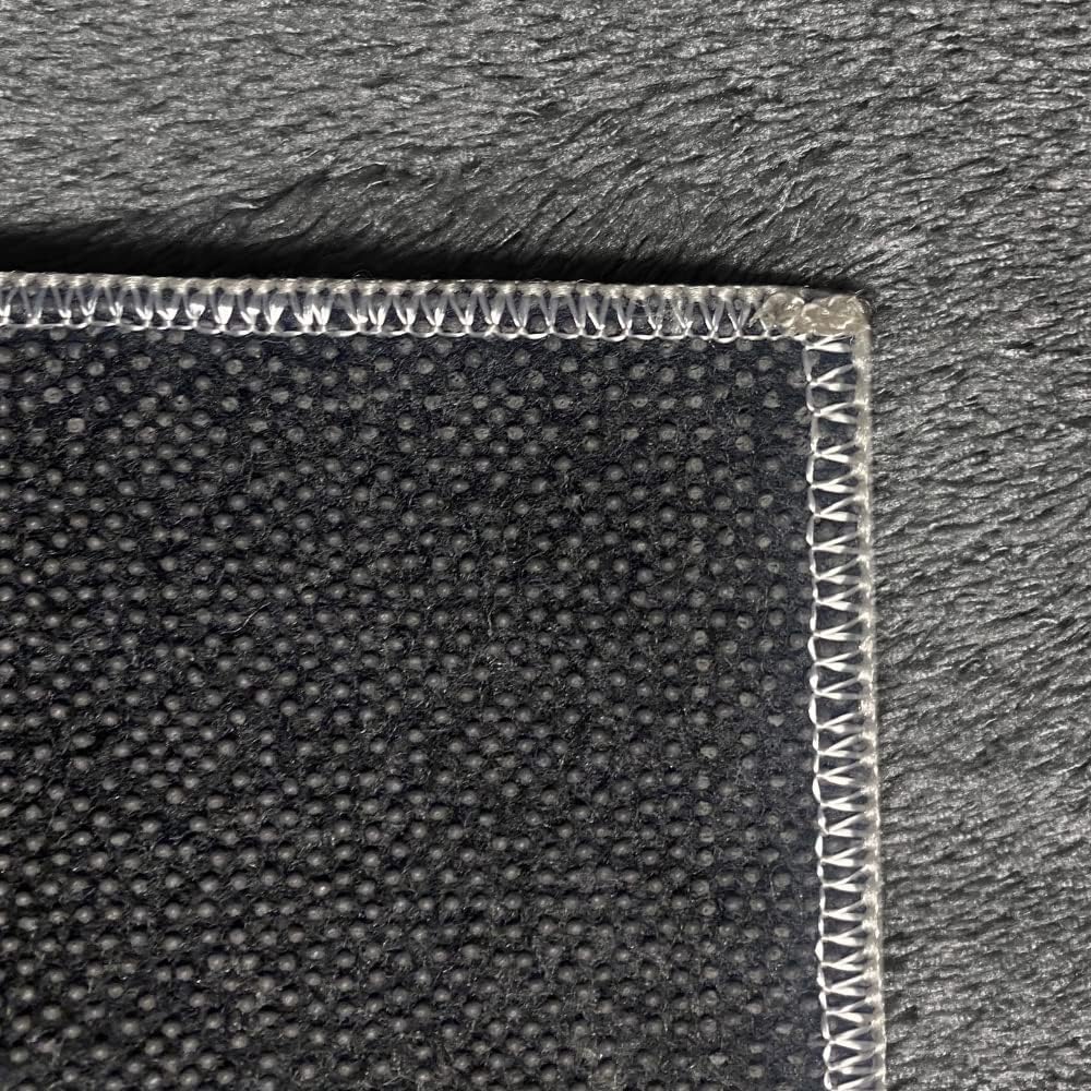 Teppich-Traum Designerteppich einfarbig, waschbar, blau, 140x200 cm 140x200 cm Anthrazit, 140x200 cm